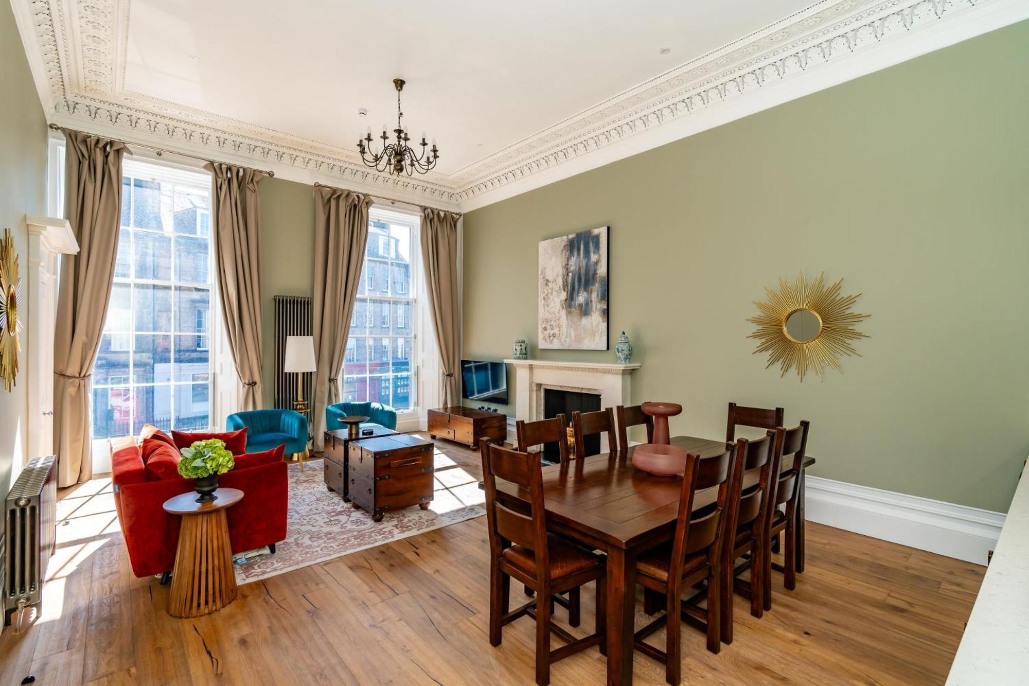 Dragon Suites Luxury Apartments At 9 Albyn Place Единбург Екстер'єр фото