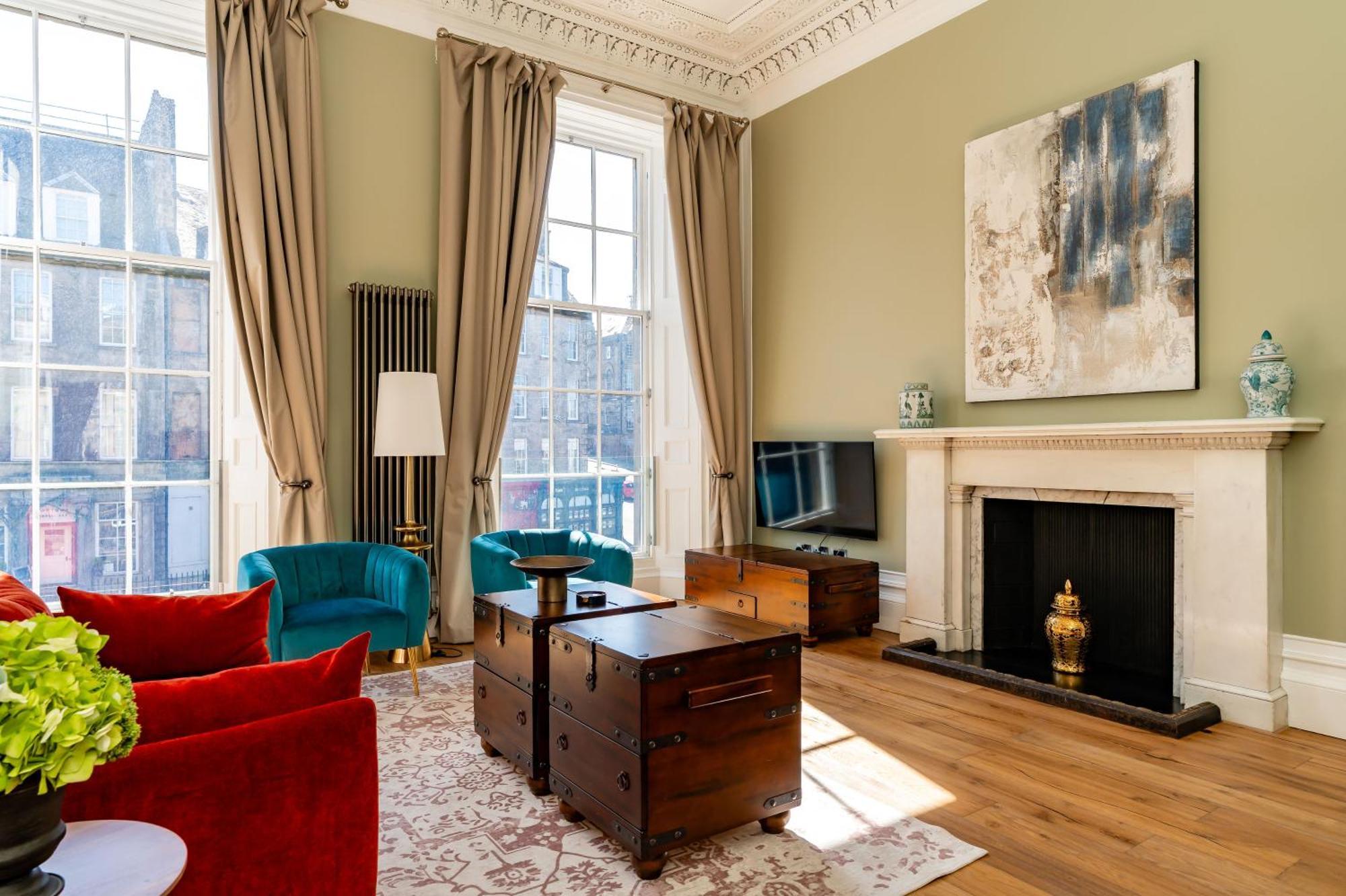 Dragon Suites Luxury Apartments At 9 Albyn Place Единбург Екстер'єр фото
